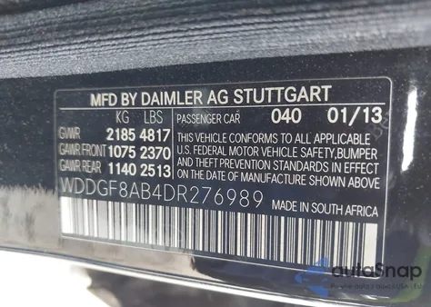 2013 Mercedes-Benz C 300 Sport 4Matic z USA, uszkodzony, nr VIN WDDGF8AB4DR276989